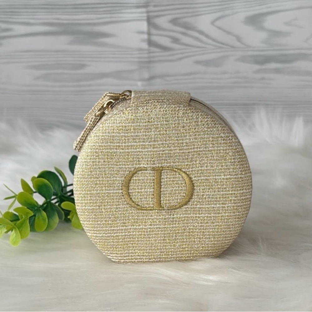 Dior Holiday Round Jewelry/ Storage Case - Picture 2 of 12